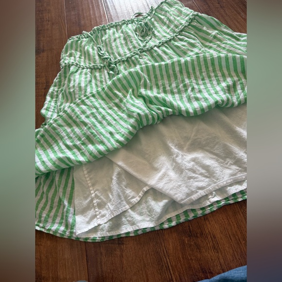 Rails Caralyn cayman green stripe mini dress- Large - Picture 8 of 11